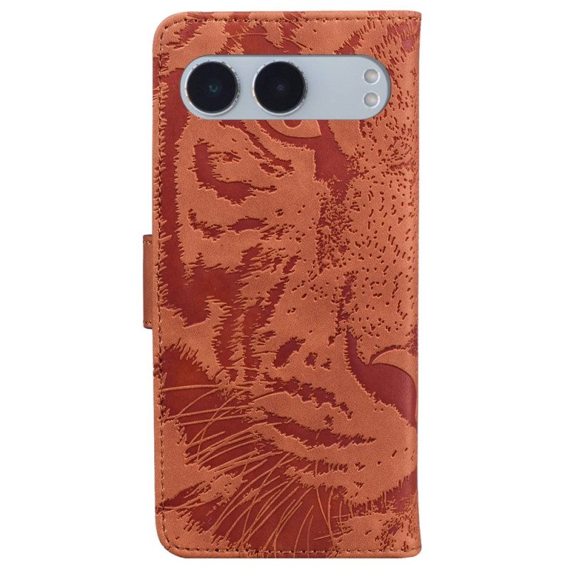 Lederhüllen Oneplus Nord 4 Handyhülle Tigerprint