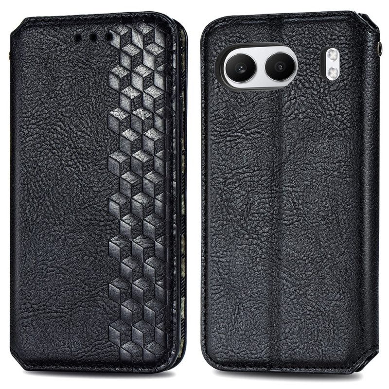 Lederhüllen Oneplus Nord 4 Handyhülle Wildlederoptik-bordüre