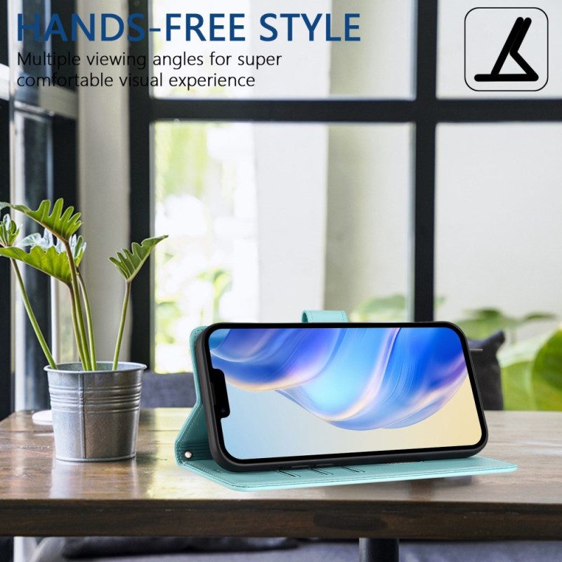 Lederhüllen Oneplus Nord 4 Wabenmuster