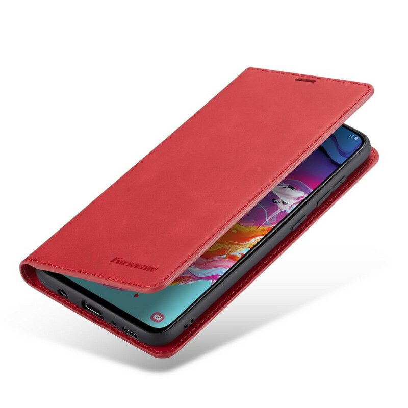 Schutzhülle Für Samsung Galaxy A70 Flip Case Forwenw Ledereffekt