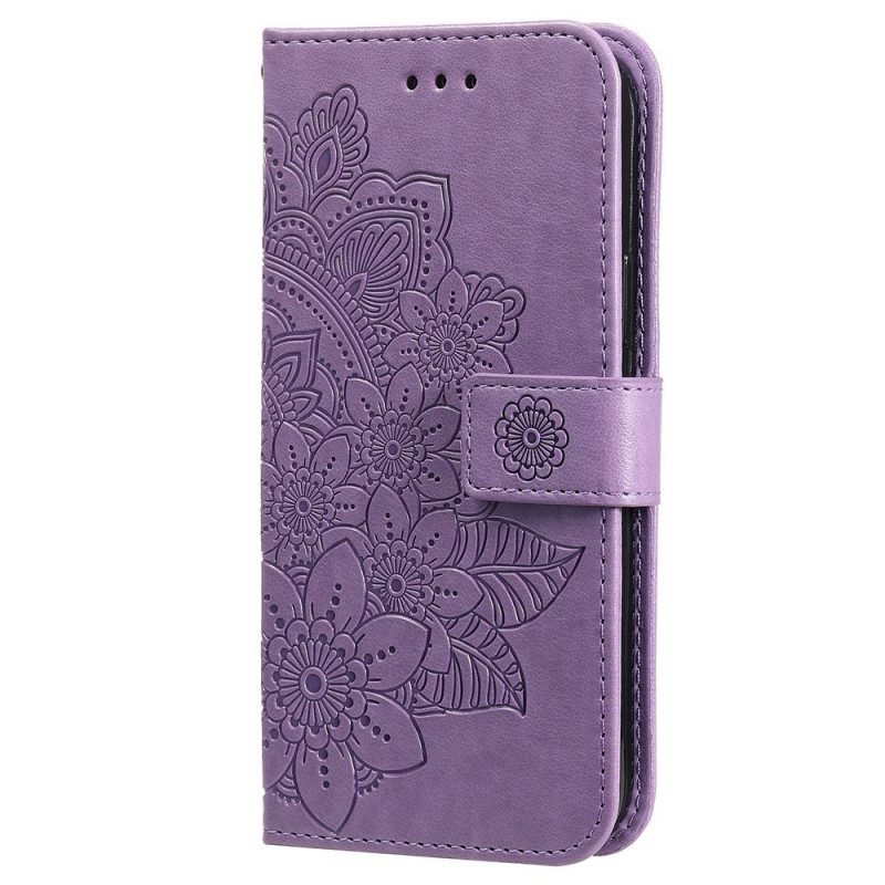 Lederhüllen Für Realme GT2 Pro Mit Kordel Riemchen-mandala