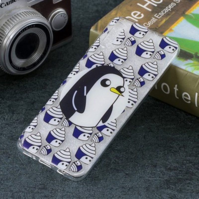 Handyhülle Für Samsung Galaxy A50 Nahtlose Pinguine