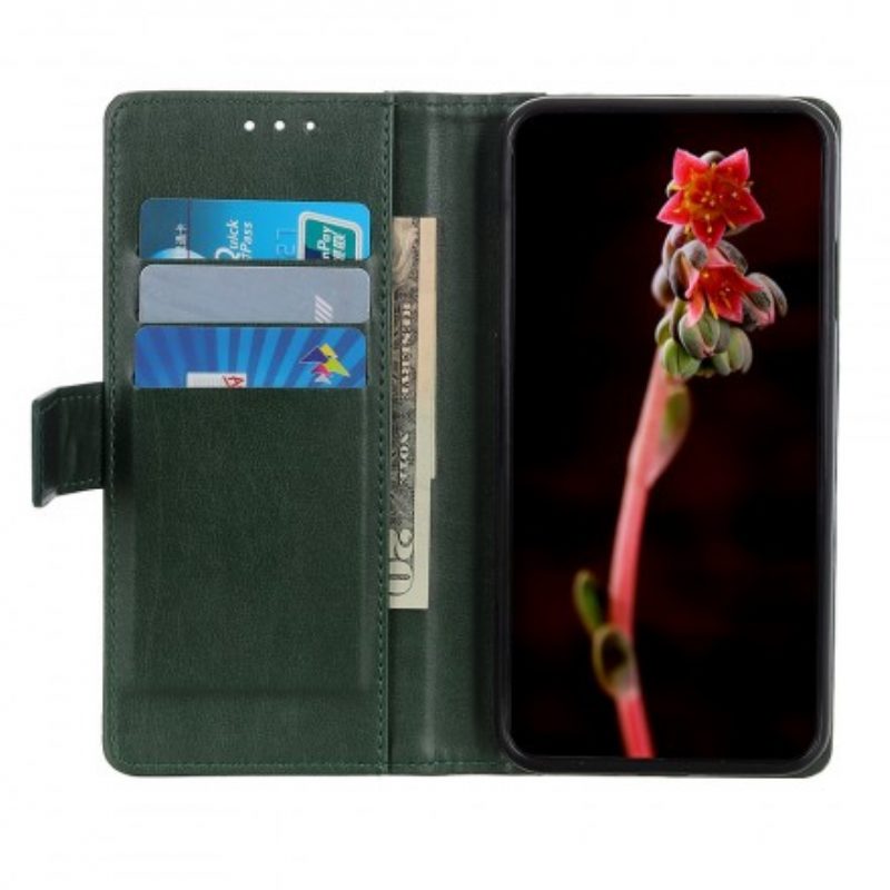 Lederhüllen Für Samsung Galaxy A50 Klassisch Schicke Nähte