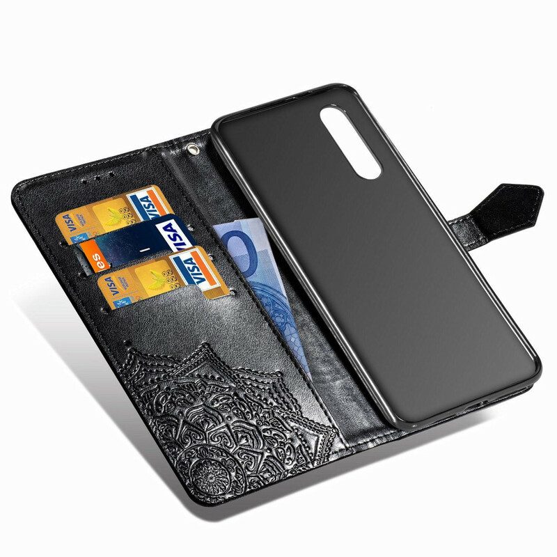 Lederhüllen Für Samsung Galaxy A50 Mandala-mittelalter