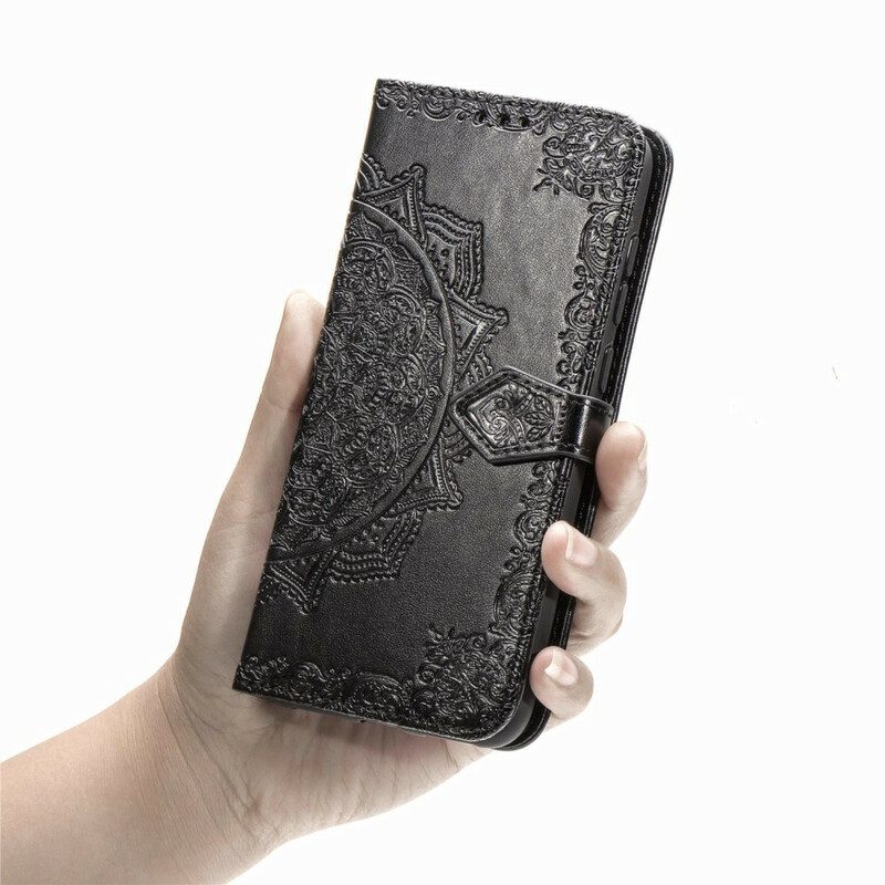 Lederhüllen Für Samsung Galaxy A50 Mandala-mittelalter