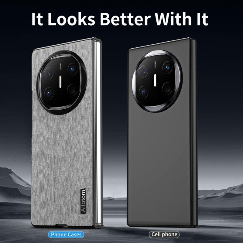 Hülle Für Huawei Mate X6 Holzstruktur