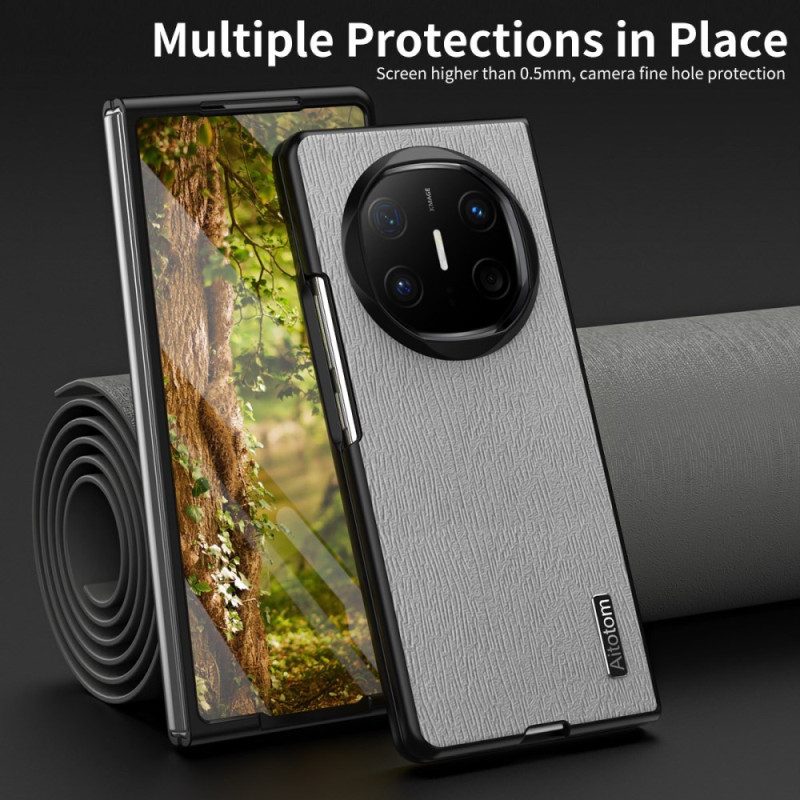 Hülle Für Huawei Mate X6 Holzstruktur