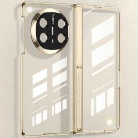 Hülle Für Huawei Mate X6 Transparent Mit Scharnier Und Gehärtetem Glas