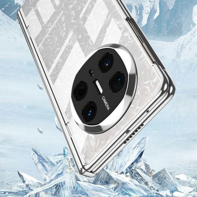 Hülle Für Huawei Mate X6 Transparent Mit Scharnier Und Gehärtetem Glas