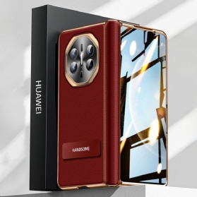 Hülle Huawei Mate X6 Handyhülle Strukturiertes Kunstleder Mit Displayschutzfolie