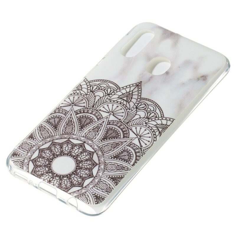 Handyhülle Für Samsung Galaxy A20e Marmoriertes Mandala