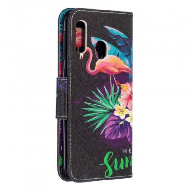 Lederhüllen Für Samsung Galaxy A20e Hallo Sommer