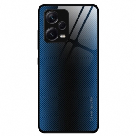 Handyhülle Für Xiaomi Redmi Note 12 Pro Plus Gehärtetes Kohlefaserglas