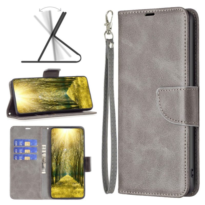 Flip Case Für Poco X5 Pro 5G Schrägverschluss