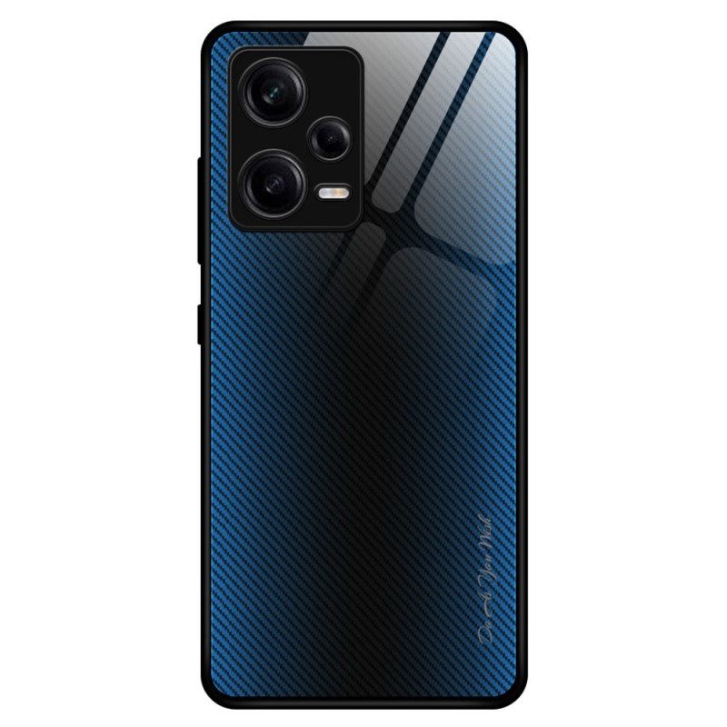 Hülle Für Poco X5 Pro 5G Gehärtetes Kohlefaserglas