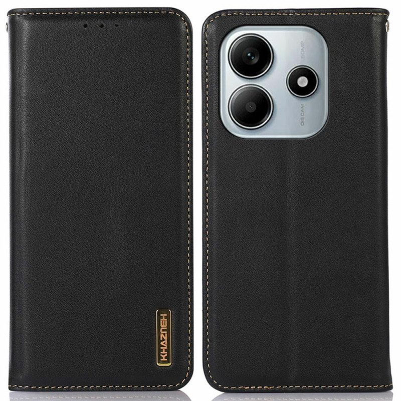 Flip Case Für Xiaomi Redmi Note 14 5g Nappaleder