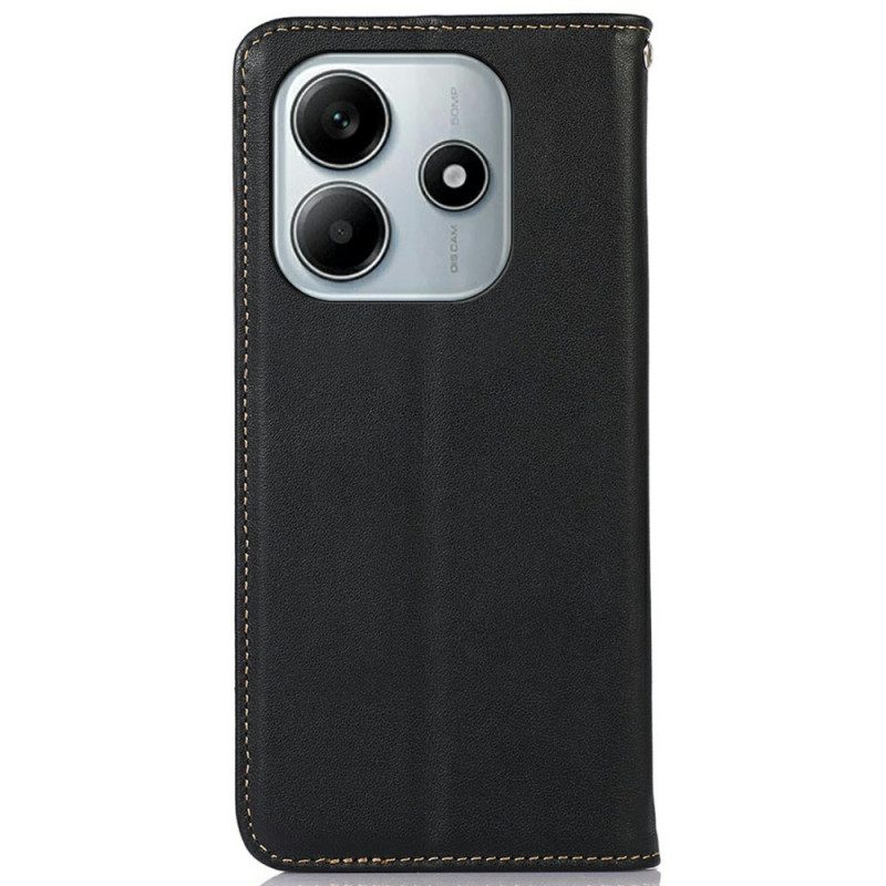 Flip Case Für Xiaomi Redmi Note 14 5g Nappaleder