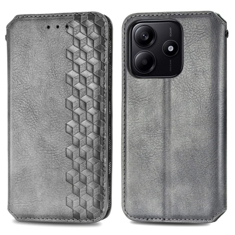 Flip Case Für Xiaomi Redmi Note 14 5g Vintage-lederoptik
