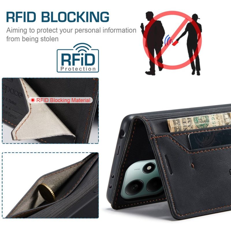 Flip Case Xiaomi Redmi Note 14 5g Denim-stoff