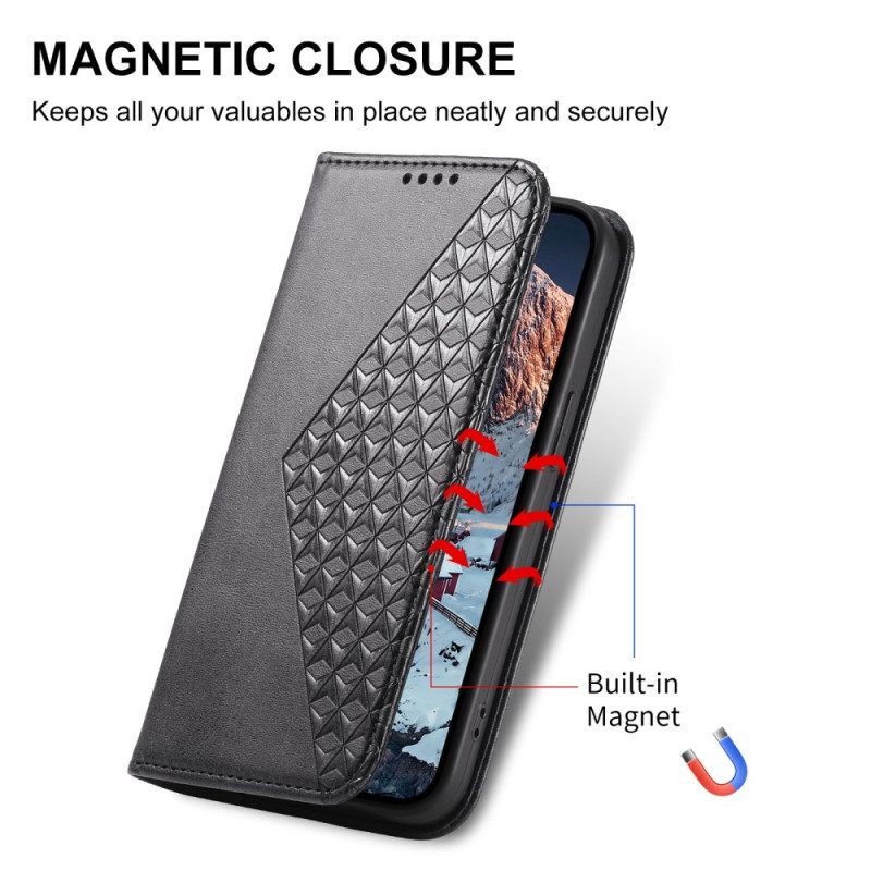 Flip Case Xiaomi Redmi Note 14 5g Diamantmuster