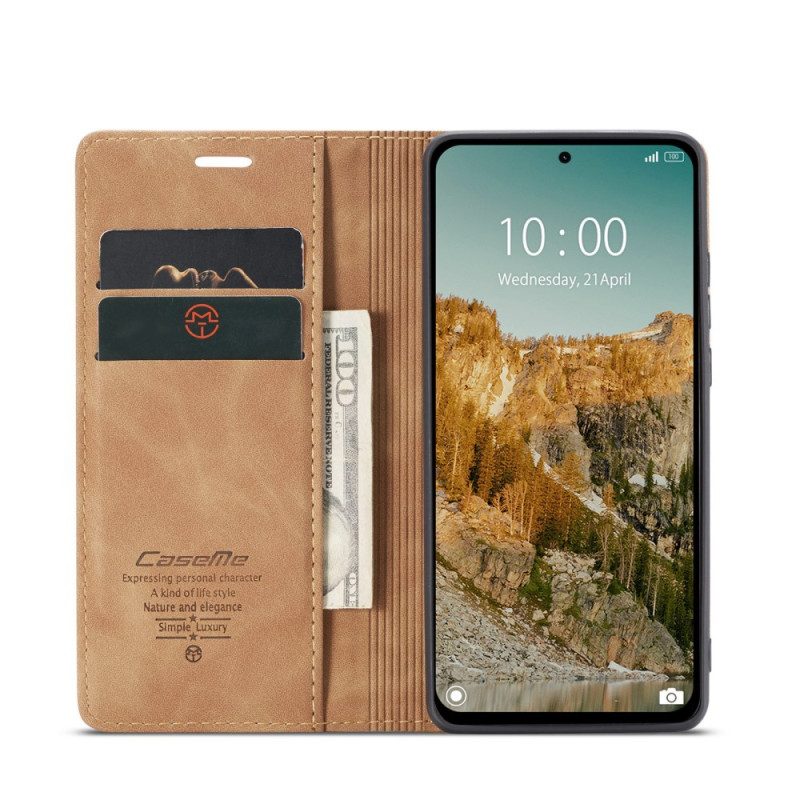 Flip Case Xiaomi Redmi Note 14 5g Handyhülle Caseme Lederoptik
