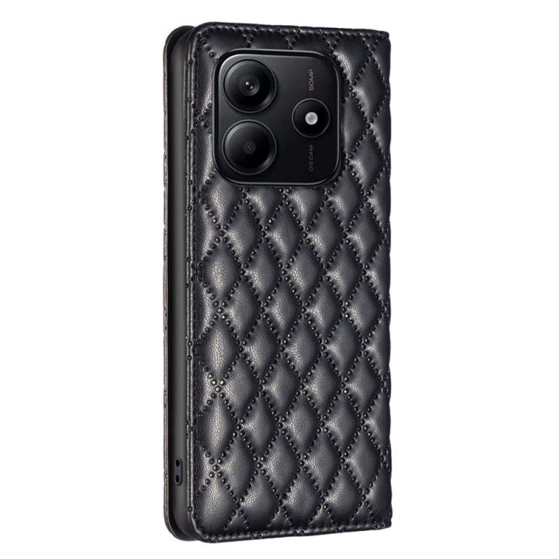 Flip Case Xiaomi Redmi Note 14 5g Handyhülle Gesteppt Binfen Color