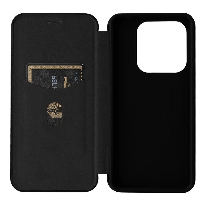 Flip Case Xiaomi Redmi Note 14 5g Kohlefaser