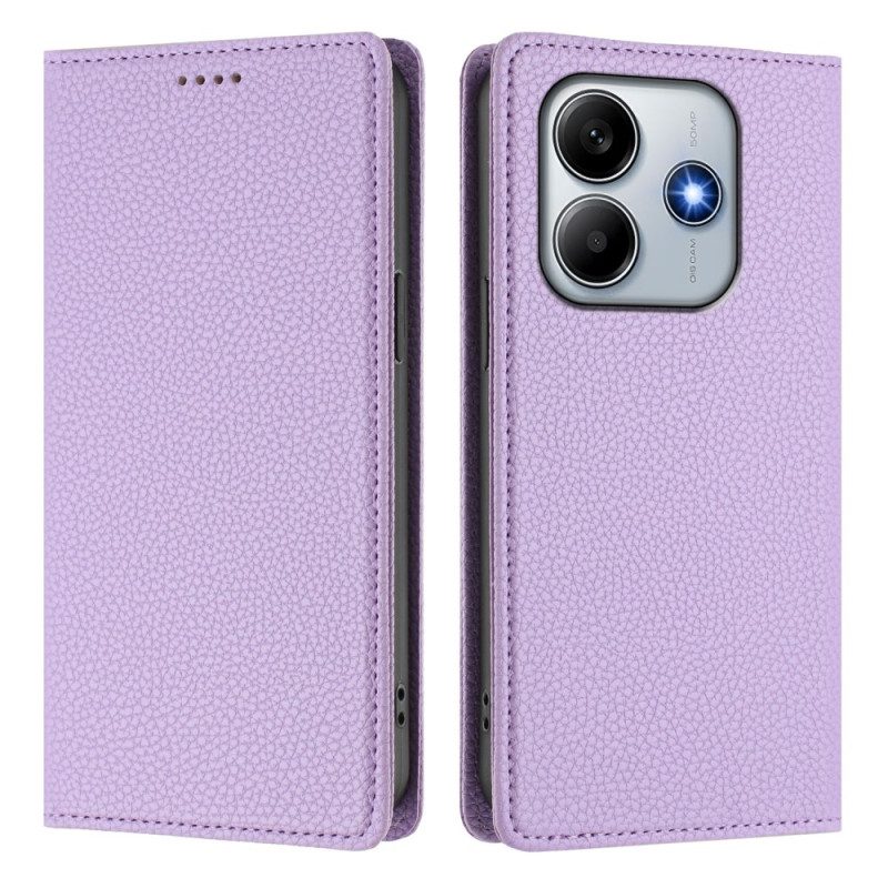 Flip Case Xiaomi Redmi Note 14 5g Rfid-blockierung In Lederoptik