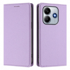 Flip Case Xiaomi Redmi Note 14 5g Rfid-blockierung In Lederoptik