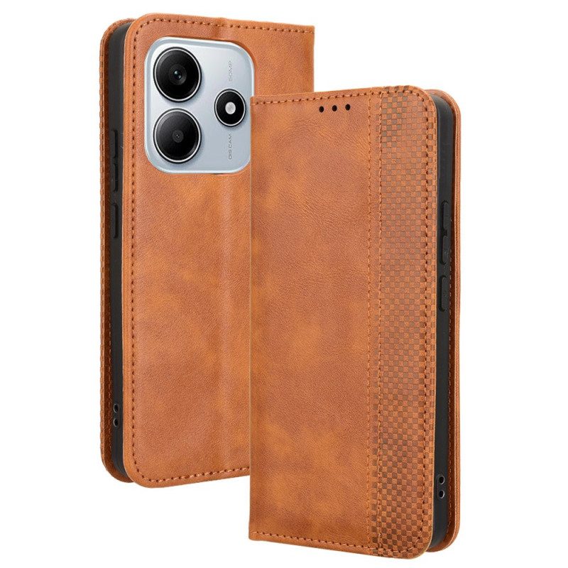 Flip Case Xiaomi Redmi Note 14 5g Vintage-rahmen