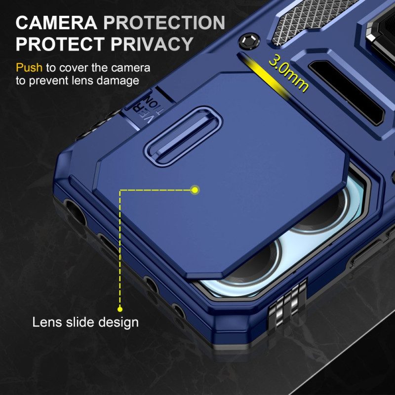 Hülle Für Xiaomi Redmi Note 14 5g Extrem Robust Mit Ständer Und Objektivschutz