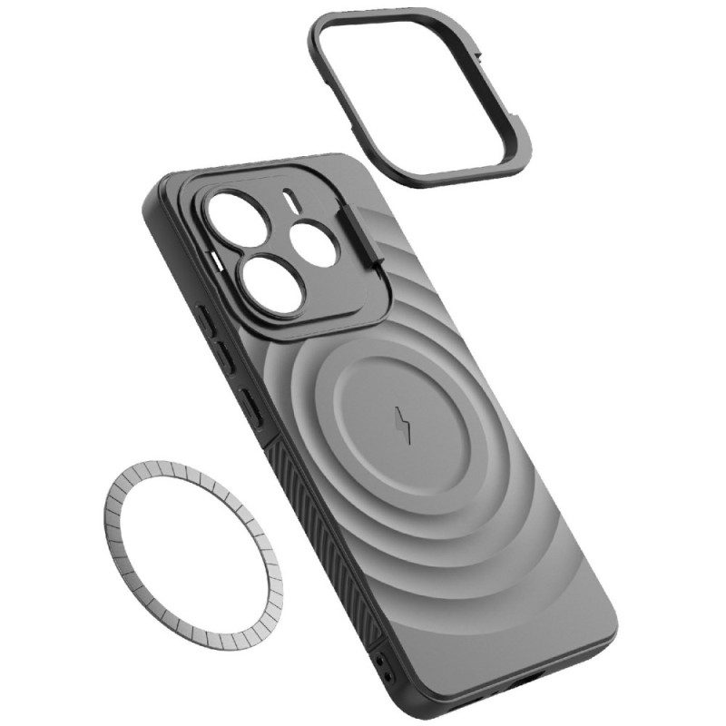 Hülle Xiaomi Redmi Note 14 5g Magsafe-kompatibel Mit Wellenmuster