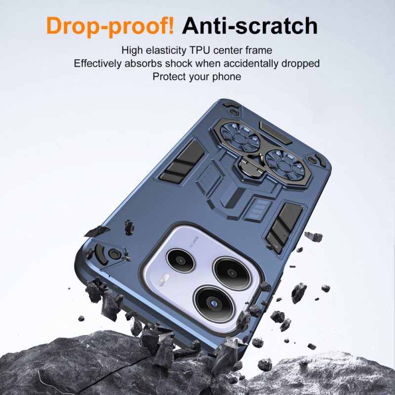 Hülle Xiaomi Redmi Note 14 5g Ringhalter In Metalloptik