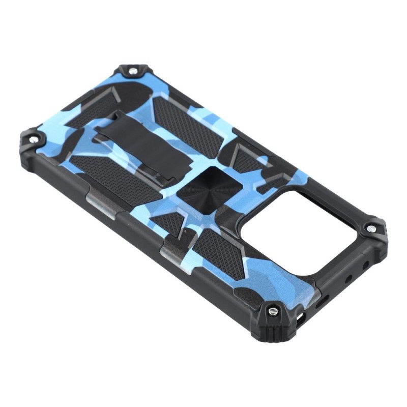 Hülle Xiaomi Redmi Note 14 5g Robust Mit Integriertem Ständer Tarnmuster