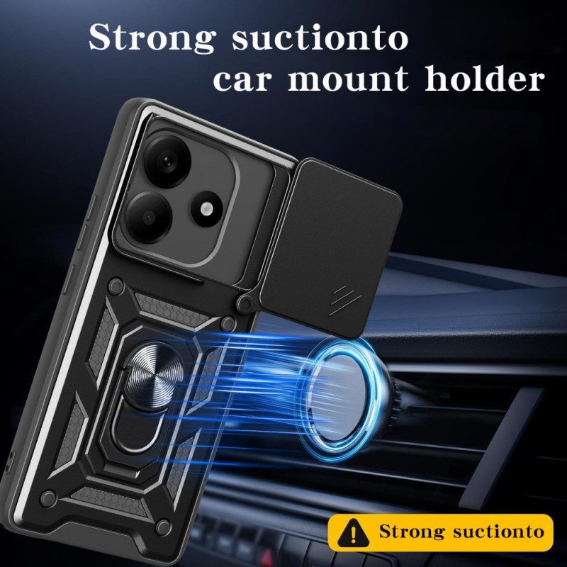 Hülle Xiaomi Redmi Note 14 5g Schiebebare Kameraabdeckung Und Stativ