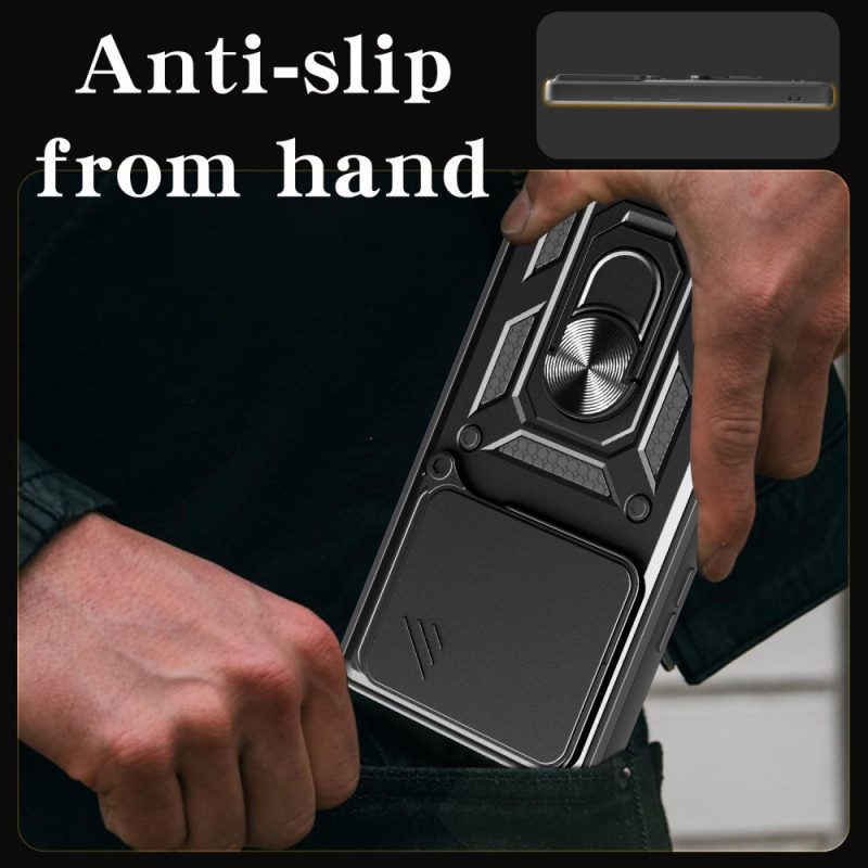 Hülle Xiaomi Redmi Note 14 5g Schiebebare Kameraabdeckung Und Stativ