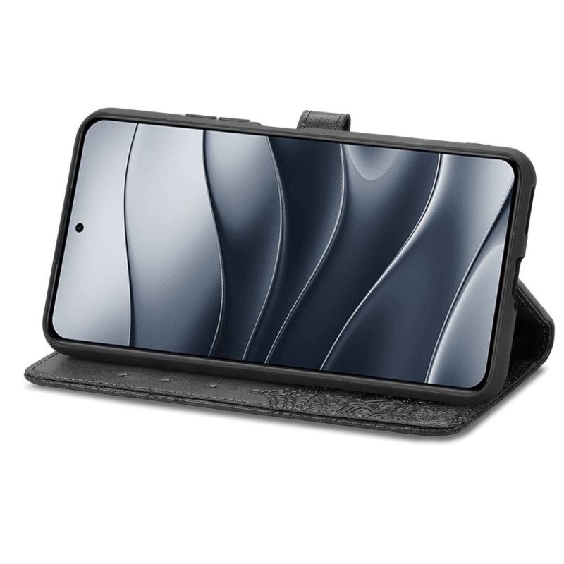 Lederhüllen Für Xiaomi Redmi Note 14 5g Barockes Mandala