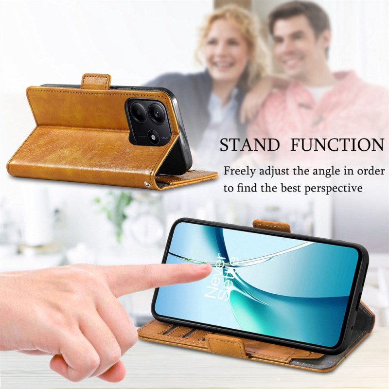 Lederhüllen Für Xiaomi Redmi Note 14 5g Caseneo Rfid-schutz