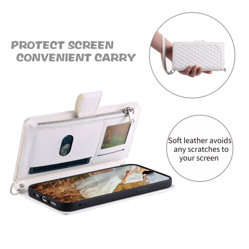 Lederhüllen Für Xiaomi Redmi Note 14 5g Gesteppte Geldbörse