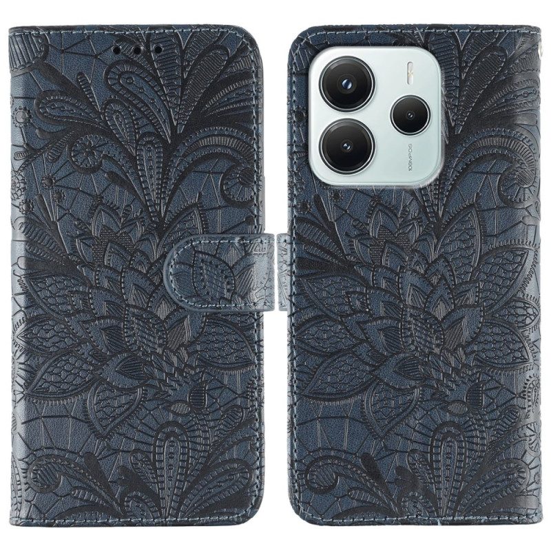Lederhüllen Für Xiaomi Redmi Note 14 5g Mandala-spitze