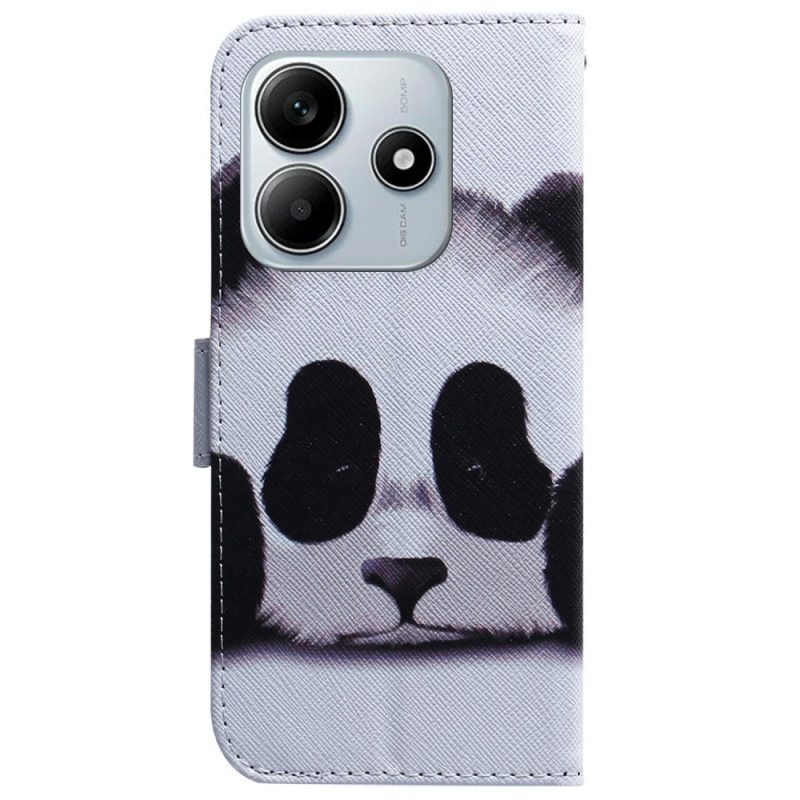 Lederhüllen Für Xiaomi Redmi Note 14 5g Panda