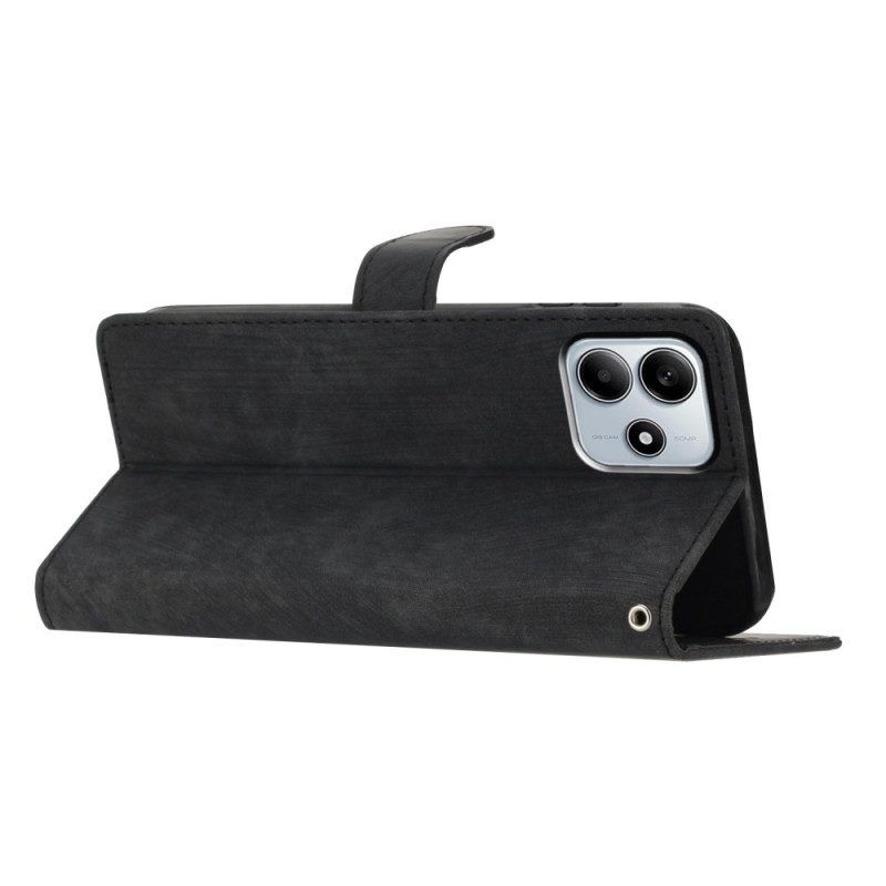 Lederhüllen Für Xiaomi Redmi Note 14 5g Wildlederoptik Mit Riemen