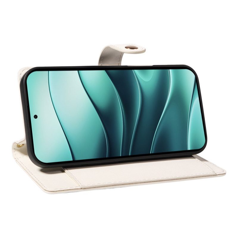 Lederhüllen Xiaomi Redmi Note 14 5g Gesteppt Mit Riemen