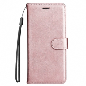 Lederhüllen Xiaomi Redmi Note 14 5g Handyhülle Kunstleder Mit Riemen