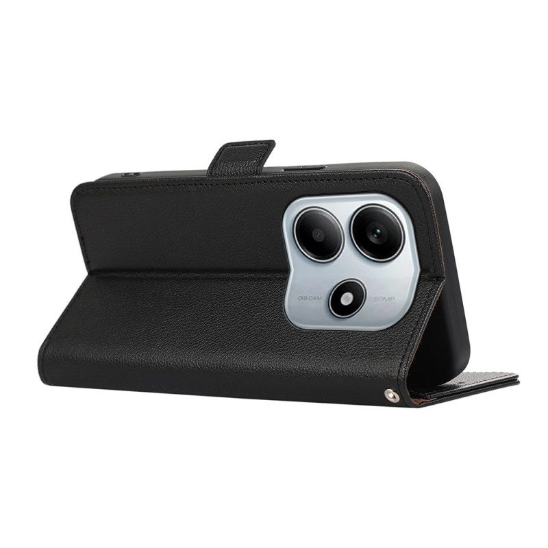 Lederhüllen Xiaomi Redmi Note 14 5g Handyhülle Rfid-schutz