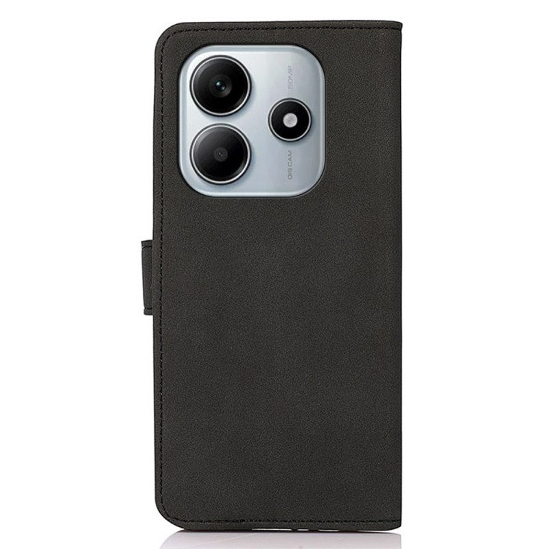 Lederhüllen Xiaomi Redmi Note 14 5g Handyhülle Strukturierter Effekt