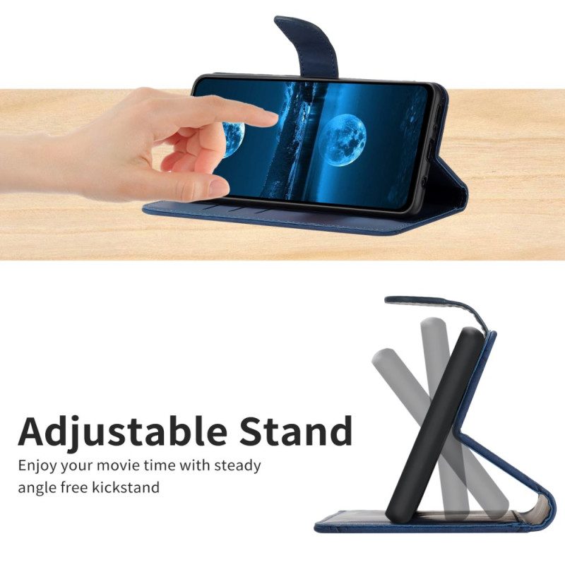 Lederhüllen Xiaomi Redmi Note 14 5g Riemenlinien Griffe