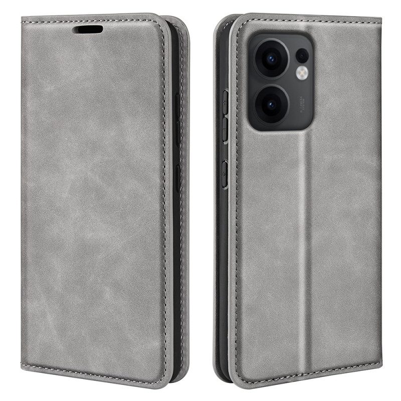 Flip Case Oppo Reno 13f 4g / 5g / 13 Fs 5g Lederoptik