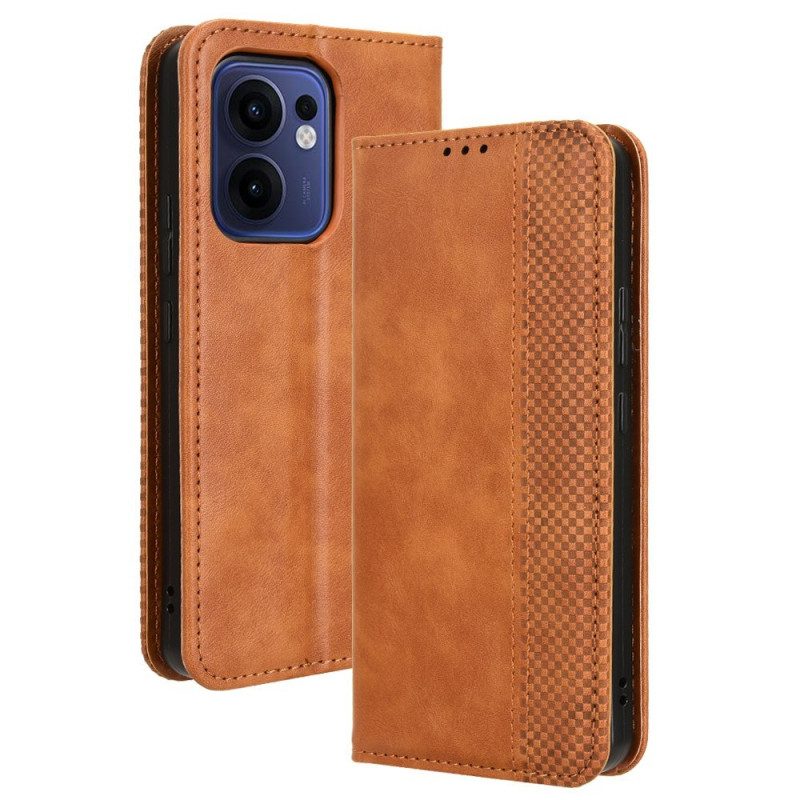 Flip Case Oppo Reno 13f 4g / 5g / 13 Fs 5g Vintage-fries