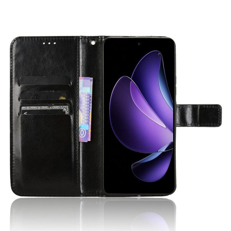 Lederhüllen Für Oppo Reno 13f 4g / 5g / 13 Fs 5g Glitzerndes Kunstleder